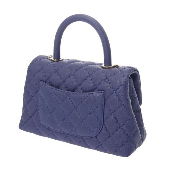 Chanel Calfskin Purple Handbags - Picture 3 of 10